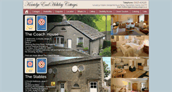Desktop Screenshot of kerridgeendholidaycottages.co.uk