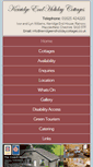 Mobile Screenshot of kerridgeendholidaycottages.co.uk